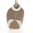 GUCCI GG Canvas Shoulder Bag Beige Gold 203506 Auth yk20974V-6