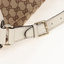 GUCCI GG Canvas Shoulder Bag Beige Gold 203506 Auth yk20974V-9