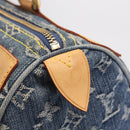 LOUIS VUITTON Monogram Denim Neo Speedy Hand Bag Blue M95019 LV Auth yk20976V-17