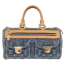 LOUIS VUITTON Monogram Denim Neo Speedy Hand Bag Blue M95019 LV Auth yk20976V-2