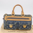 LOUIS VUITTON Monogram Denim Neo Speedy Hand Bag Blue M95019 LV Auth yk20976V-27