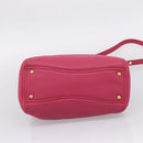 Miu Miu Hand Bag Leather Pink Gold Auth yk20977V-5