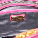 Miu Miu Hand Bag Leather Pink Gold Auth yk20977V-20