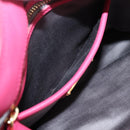 Miu Miu Hand Bag Leather Pink Gold Auth yk20977V-25