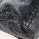 Balenciaga Le City Hand Bag Leather 2way Black 823058 Auth yk20979SAM-15