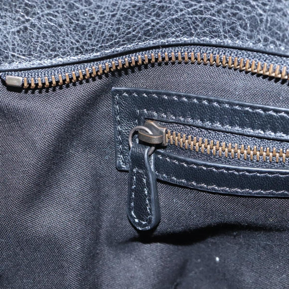 Balenciaga Le City Hand Bag Leather 2way Black 823058 Auth yk20979SAM