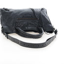 Balenciaga Le City Hand Bag Leather 2way Black 823058 Auth yk20979SAM-9