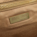 Miu Miu Bamboo Hand Bag Cotton 2way Beige Gold Auth yk20980V-24