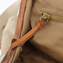 Miu Miu Bamboo Hand Bag Cotton 2way Beige Gold Auth yk20980V-27
