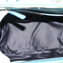 Miu Miu Matelasse Hand Bag Leather 2way Blue Gold Auth yk20981V-10