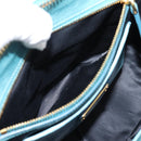 Miu Miu Matelasse Hand Bag Leather 2way Blue Gold Auth yk20981V-27