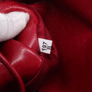 Miu Miu Hand Bag Leather 2way Red Silver Auth yk20982SAM-11