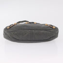 Balenciaga Giant hip Shoulder Bag Leather Gray Gold 237203 Auth yk20983A-5