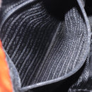 PRADA Hand Bag Nylon Orange Gold Auth yk20984A-25