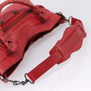 Balenciaga The First Hand Bag Leather 2way Red 103208 Auth yk20986M-10
