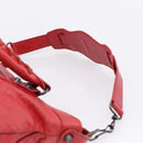Balenciaga The First Hand Bag Leather 2way Red 103208 Auth yk20986M-11