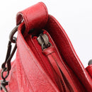 Balenciaga The First Hand Bag Leather 2way Red 103208 Auth yk20986M-17