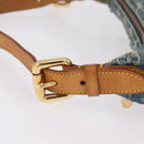 LOUIS VUITTON Monogram denim Buggy GM Shoulder Bag Blue M95048 LV Auth yk20988V-15