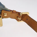 LOUIS VUITTON Monogram denim Buggy GM Shoulder Bag Blue M95048 LV Auth yk20988V-17