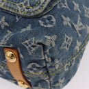LOUIS VUITTON Monogram denim Buggy GM Shoulder Bag Blue M95048 LV Auth yk20988V-19