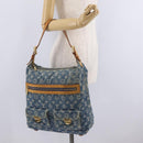 LOUIS VUITTON Monogram denim Buggy GM Shoulder Bag Blue M95048 LV Auth yk20988V-28