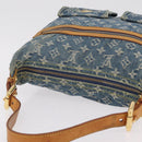 LOUIS VUITTON Monogram denim Buggy GM Shoulder Bag Blue M95048 LV Auth yk20988V-6