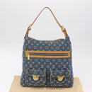 LOUIS VUITTON Monogram Denim Buggy GM Shoulder Bag Blue M95048 LV Auth yk20992V-29