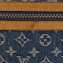 LOUIS VUITTON Monogram Denim Buggy GM Shoulder Bag Blue M95048 LV Auth yk20992V-3