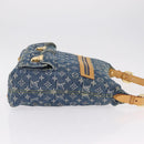 LOUIS VUITTON Monogram Denim Buggy GM Shoulder Bag Blue M95048 LV Auth yk20992V-5