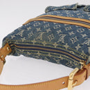 LOUIS VUITTON Monogram Denim Buggy GM Shoulder Bag Blue M95048 LV Auth yk20992V-7