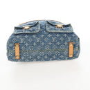 LOUIS VUITTON Monogram Denim Buggy GM Shoulder Bag Blue M95048 LV Auth yk20993V-10