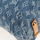LOUIS VUITTON Monogram Denim Buggy GM Shoulder Bag Blue M95048 LV Auth yk20993V-13