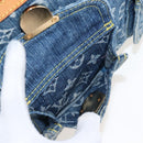 LOUIS VUITTON Monogram Denim Buggy GM Shoulder Bag Blue M95048 LV Auth yk20993V-16