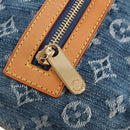 LOUIS VUITTON Monogram Denim Buggy GM Shoulder Bag Blue M95048 LV Auth yk20993V-18