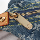LOUIS VUITTON Monogram Denim Buggy GM Shoulder Bag Blue M95048 LV Auth yk20993V-20