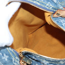 LOUIS VUITTON Monogram Denim Buggy GM Shoulder Bag Blue M95048 LV Auth yk20993V-22