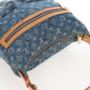 LOUIS VUITTON Monogram Denim Buggy GM Shoulder Bag Blue M95048 LV Auth yk20993V-6