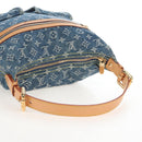 LOUIS VUITTON Monogram Denim Buggy GM Shoulder Bag Blue M95048 LV Auth yk20993V-7