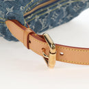 LOUIS VUITTON Monogram Denim Buggy GM Shoulder Bag Blue M95048 LV Auth yk20993V-8