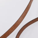 Miu Miu Hand Bag Leather 2way Brown Gold Auth yk20994V-8