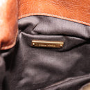 Miu Miu Hand Bag Leather 2way Brown Gold Auth yk20994V-23