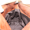 Miu Miu Hand Bag Leather 2way Brown Gold Auth yk20994V-24
