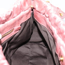 Miu Miu Hand Bag Leather 2way Pink Gold Auth yk20995SAM-20