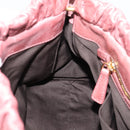 Miu Miu Hand Bag Leather 2way Pink Gold Auth yk20995SAM-21