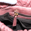 Miu Miu Hand Bag Leather 2way Pink Gold Auth yk20995SAM-22