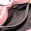 Miu Miu Hand Bag Leather 2way Pink Gold Auth yk20995SAM-23