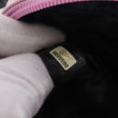 CHANEL Cambon Line Hand Bag Leather Pink Silver CC Auth yk20996V-23