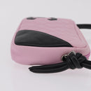 CHANEL Cambon Line Hand Bag Leather Pink Silver CC Auth yk20996V-4