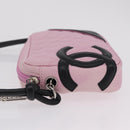 CHANEL Cambon Line Hand Bag Leather Pink Silver CC Auth yk20996V-5