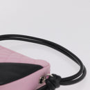 CHANEL Cambon Line Hand Bag Leather Pink Silver CC Auth yk20996V-9